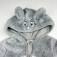 Load image into Gallery viewer, Unisex Disney, fleece zip coverall / romper, EUC, size 000,  