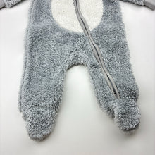Load image into Gallery viewer, Unisex Disney, fleece zip coverall / romper, EUC, size 000,  
