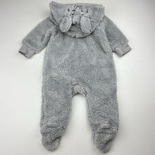 Load image into Gallery viewer, Unisex Disney, fleece zip coverall / romper, EUC, size 000,  