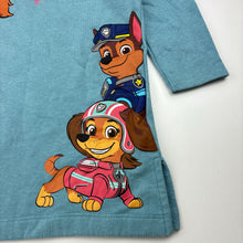 Load image into Gallery viewer, Girls H&amp;M, Paw Patrol fleece lined sweater dress, light marks, FUC, size 5, L: 50cm
