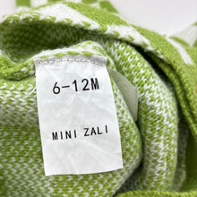 Load image into Gallery viewer, Unisex MINI ZALI, checked knit overalls / romper, GUC, size 0,  