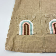 Load image into Gallery viewer, Girls Target, embroidered corduroy cotton dress, GUC, size 3, L: 48cm