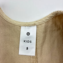 Load image into Gallery viewer, Girls Target, embroidered corduroy cotton dress, GUC, size 3, L: 48cm