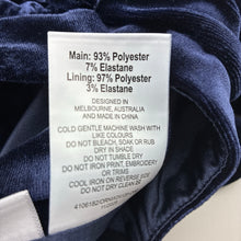 Load image into Gallery viewer, Girls Origami, navy velvet formal / party dress, EUC, size 1, L: 46cm