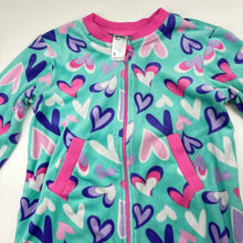 Load image into Gallery viewer, Girls Anko, fleece all-in-one pyjamas / sleepsuit, GUC, size 5,  