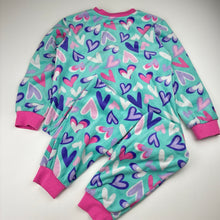 Load image into Gallery viewer, Girls Anko, fleece all-in-one pyjamas / sleepsuit, GUC, size 5,  
