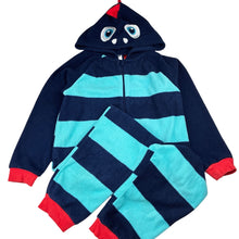Load image into Gallery viewer, Boys Target, fleece all-in-one pyjamas / sleepsuit, GUC, size 6,  