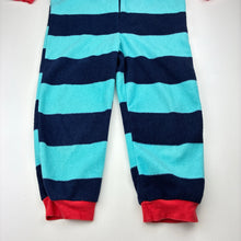 Load image into Gallery viewer, Boys Target, fleece all-in-one pyjamas / sleepsuit, GUC, size 6,  