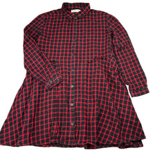 Load image into Gallery viewer, Girls Zara, checked cotton shirt dress, GUC, size 8, L: 62cm