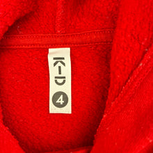 Load image into Gallery viewer, Boys KID, fleece lined hoodie sweater, pilling &amp; marks on front, FUC, size 4,  