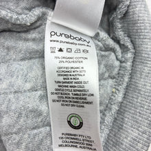 Load image into Gallery viewer, Unisex purebaby, quilted organic cotton blend zip up vest, GUC, size 4,  