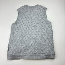 Load image into Gallery viewer, Unisex purebaby, quilted organic cotton blend zip up vest, GUC, size 4,  