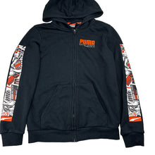 Load image into Gallery viewer, Boys PUMA, black zip hoodie sweater, street sports, EUC, size 11-12,  