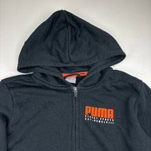Load image into Gallery viewer, Boys PUMA, black zip hoodie sweater, street sports, EUC, size 11-12,  