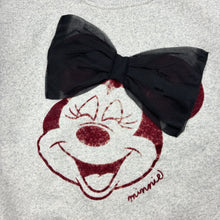 Load image into Gallery viewer, Girls Zara, Disney Minnie Mouse fleece lined sweater / jumper, GUC, size 6,  