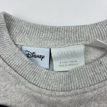 Load image into Gallery viewer, Girls Zara, Disney Minnie Mouse fleece lined sweater / jumper, GUC, size 6,  