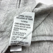Load image into Gallery viewer, Boys KID, grey marle long sleeve tee / top, dinosaur, EUC, size 6,  