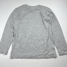 Load image into Gallery viewer, Boys KID, grey marle long sleeve tee / top, dinosaur, EUC, size 6,  