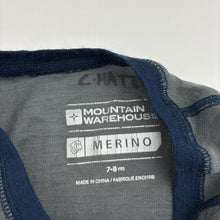 Load image into Gallery viewer, Boys MOUNTAIN WAREHOUSE, merino wool blend long sleeve top, GUC, size 7-8,  