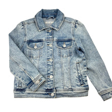 Load image into Gallery viewer, Girls Target, soft feel stretch knit denim jacket, GUC, size 6,  