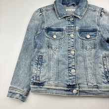 Load image into Gallery viewer, Girls Target, soft feel stretch knit denim jacket, GUC, size 6,  