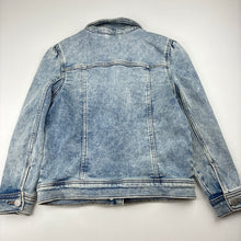 Load image into Gallery viewer, Girls Target, soft feel stretch knit denim jacket, GUC, size 6,  