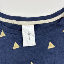 Load image into Gallery viewer, Girls Target, blue marle soft feel long sleeve top, EUC, size 8,  