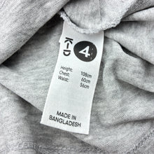 Load image into Gallery viewer, Boys KID, grey marle long sleeve tee / top, dinosaur, EUC, size 4,  