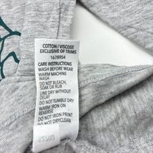 Load image into Gallery viewer, Boys KID, grey marle long sleeve tee / top, dinosaur, EUC, size 4,  