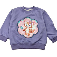 Load image into Gallery viewer, Girls Baby, flip sequin sweater / jumper, light mark right shoulder, FUC, size 3,  