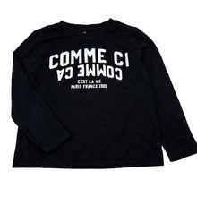Load image into Gallery viewer, Boys Target, black organic cotton long sleeve top, EUC, size 8,  