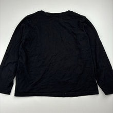 Load image into Gallery viewer, Boys Target, black organic cotton long sleeve top, EUC, size 8,  