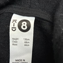 Load image into Gallery viewer, Girls KID, cropped fleece lined zip hoodie sweater, EUC, size 8,  