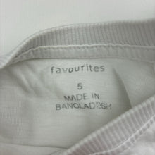 Load image into Gallery viewer, Girls Favourites, cotton long sleeve tee / top, FUC, size 5,  