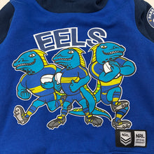 Load image into Gallery viewer, Unisex NRL SUPPORTER, Parramatta Eels fleece lined hoodie sweater, GUC, size 3,  