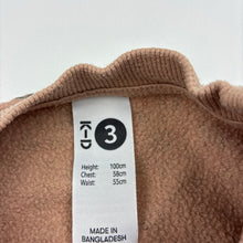 Load image into Gallery viewer, Girls KID, fleece lined sweater / jumper, wash fade &amp; pilling, FUC, size 3,  