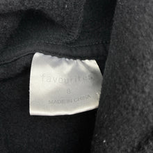 Load image into Gallery viewer, Unisex Favourites, black fleece lined hoodie sweater, GUC, size 8,  