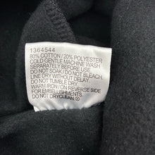 Load image into Gallery viewer, Unisex Favourites, black fleece lined hoodie sweater, GUC, size 8,  