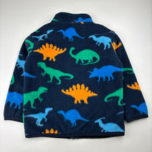 Load image into Gallery viewer, Boys Anko, fleece zip up sweater, dinosaurs, EUC, size 3,  