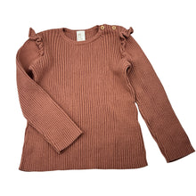 Load image into Gallery viewer, Girls H&amp;M, ribbed knit cotton long sleeve top, GUC, size 4,  