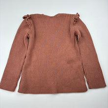 Load image into Gallery viewer, Girls H&amp;M, ribbed knit cotton long sleeve top, GUC, size 4,  