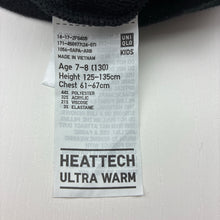 Load image into Gallery viewer, Unisex Uniqlo, HEATTECH ultra warm long sleeve tee / top, GUC, size 7-8,  