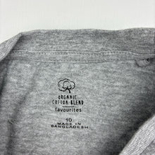 Load image into Gallery viewer, Unisex Favourites, organic cotton blend long sleeve tee / top, GUC, size 10,  