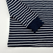 Load image into Gallery viewer, Unisex Uniqlo, stretchy striped long sleeve pyjama top, GUC, size 14,  