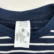 Load image into Gallery viewer, Unisex Uniqlo, stretchy striped long sleeve pyjama top, GUC, size 14,  