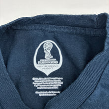 Load image into Gallery viewer, Boys FIFA World Cup 2018, Argentina navy cotton long sleeve top, Sz: M, armpit to armpit: 42cm, shoulder to cuff: 49cm, GUC, size 10,  
