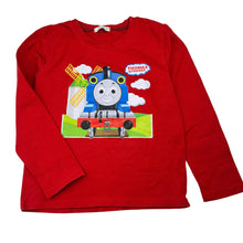 Load image into Gallery viewer, Boys Thomas &amp; Friends, stretchy long sleeve tee / top, cracked print, FUC, size 3,  