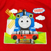Load image into Gallery viewer, Boys Thomas &amp; Friends, stretchy long sleeve tee / top, cracked print, FUC, size 3,  