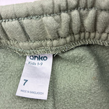 Load image into Gallery viewer, Unisex Anko, fleece lined track pants, elasticated, Inside leg: 49cm, GUC, size 7,  