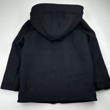 Load image into Gallery viewer, Boys St Goliath, black wool blend winter jacket / coat, NEW, size 7,  
